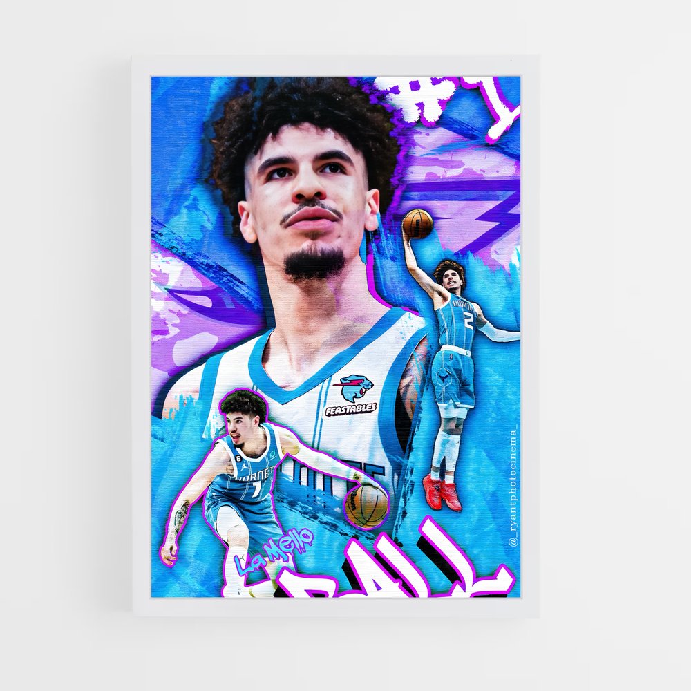 ap-lamelo ball-8 cadre Blanc