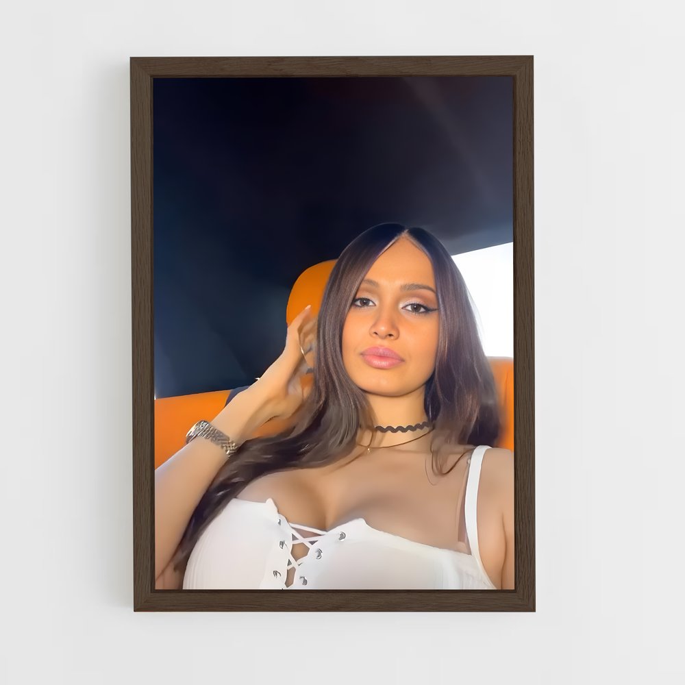 ap-lana rose-2 cadre Bois foncé