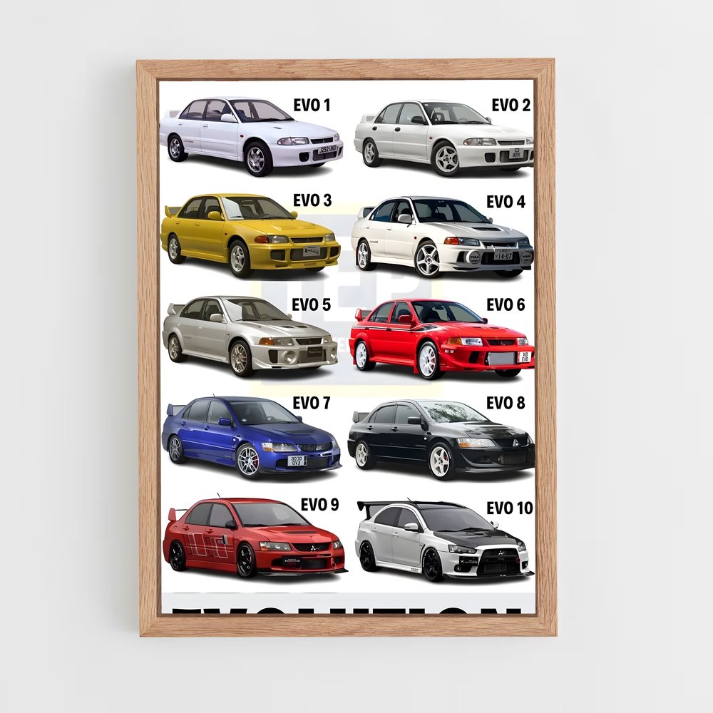 ap-lancer evolution i-1 cadre Bois clair
