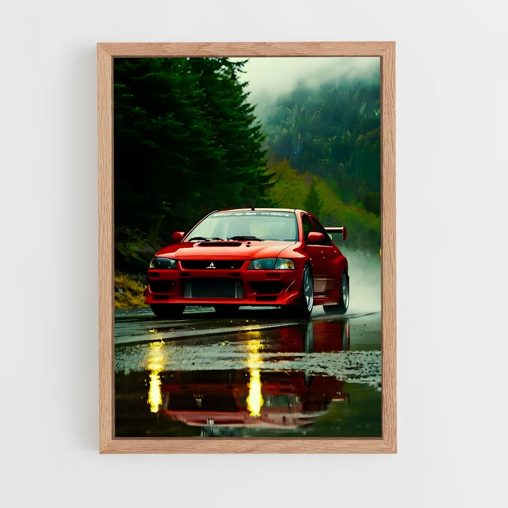 ap-lancer evolution ii-1 cadre Bois clair