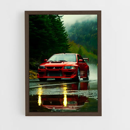 ap-lancer evolution ii-1 cadre Bois foncé