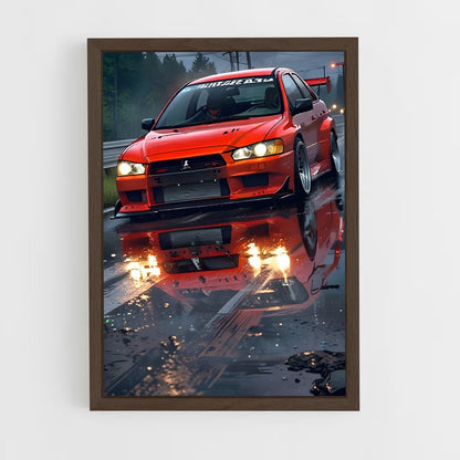 ap-lancer evolution iii-2 cadre Bois foncé