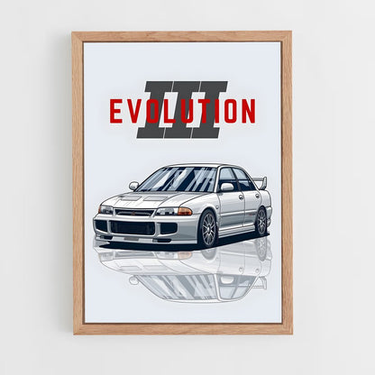 ap-lancer evolution iii-3 cadre Bois clair