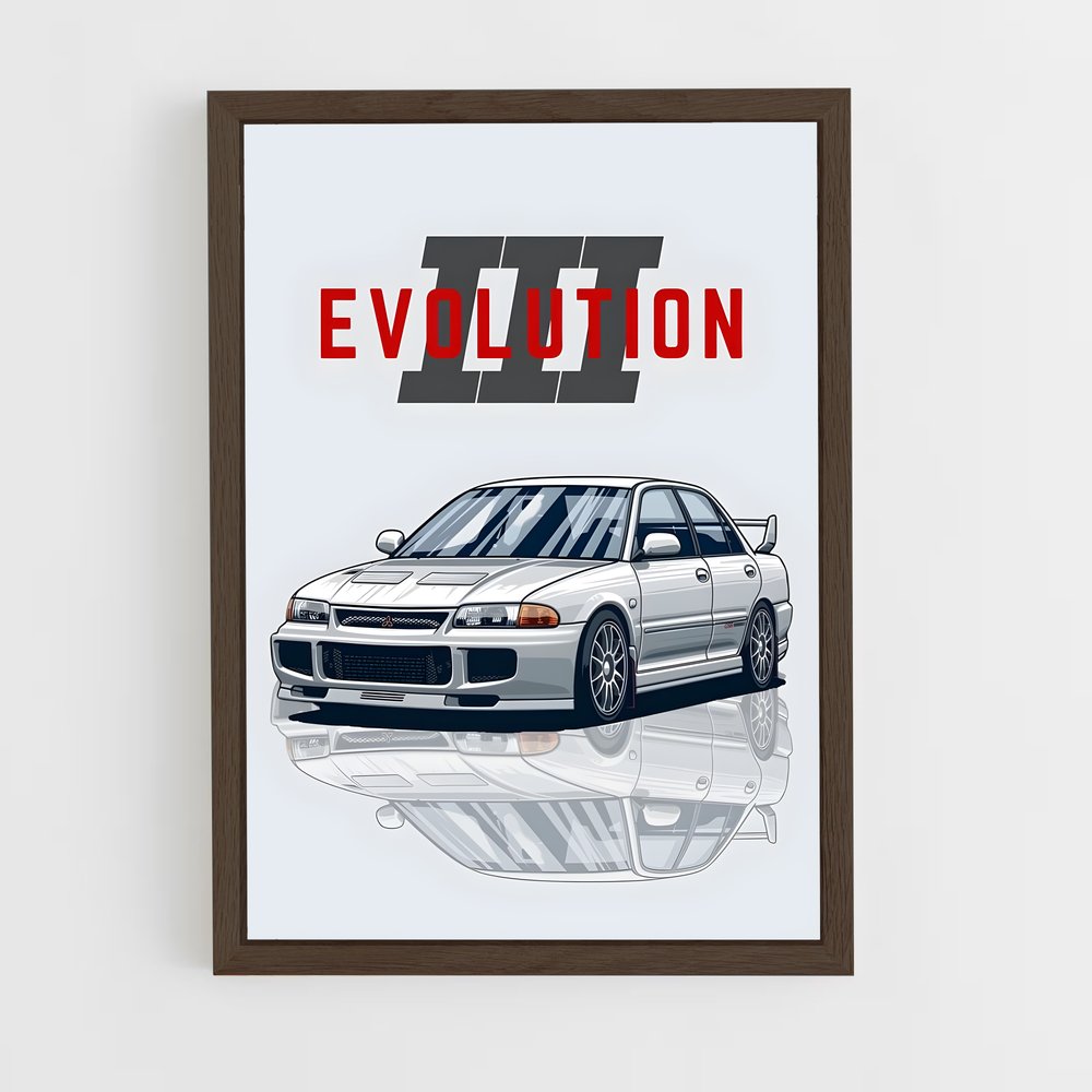ap-lancer evolution iii-3 cadre Bois foncé