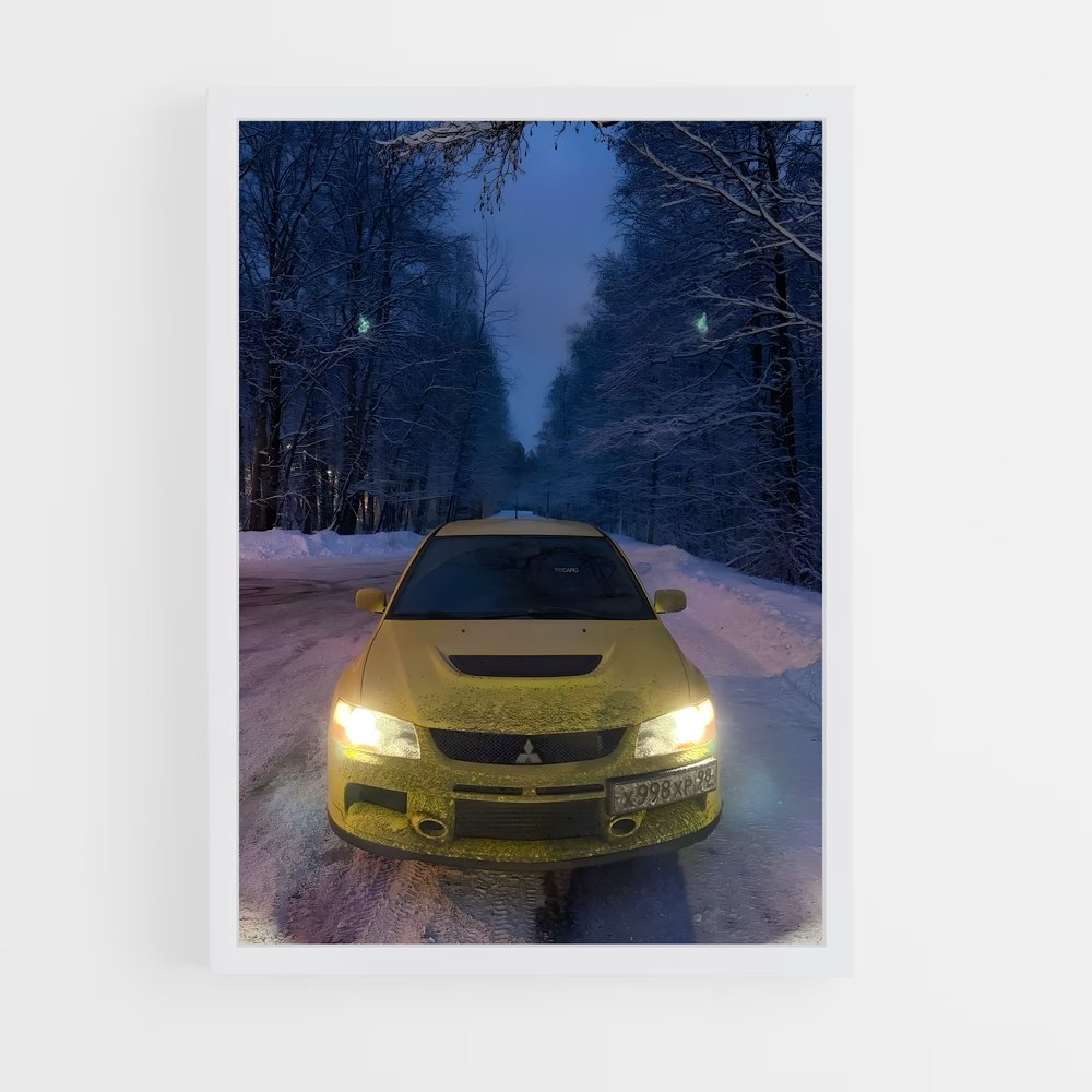 ap-lancer evolution ix-3 cadre Blanc