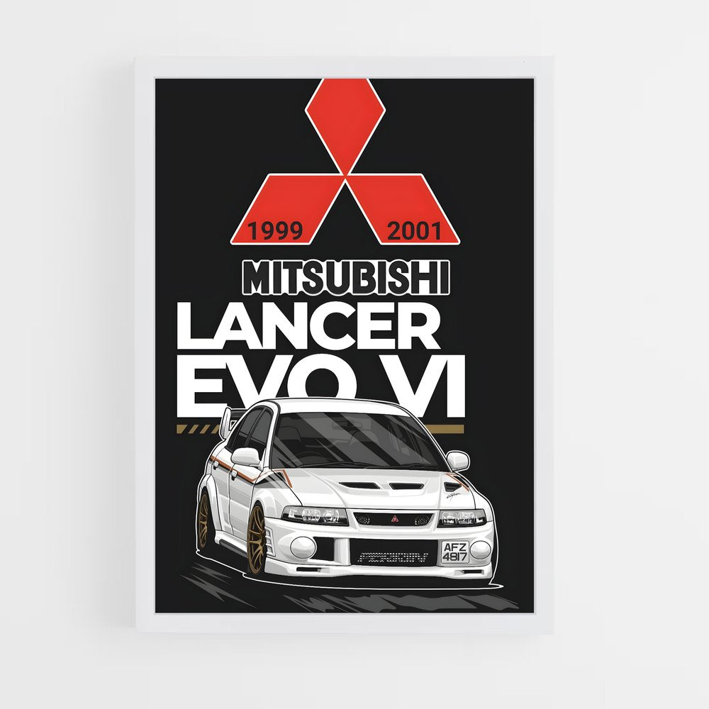 ap-lancer evolution v-2 cadre Blanc