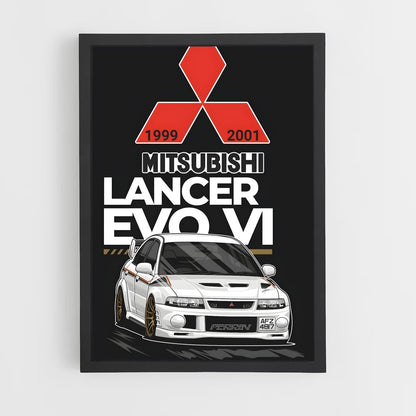 ap-lancer evolution v-2 cadre Noir