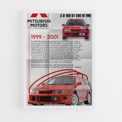 ap-lancer evolution vi tme-1 cadre Blanc