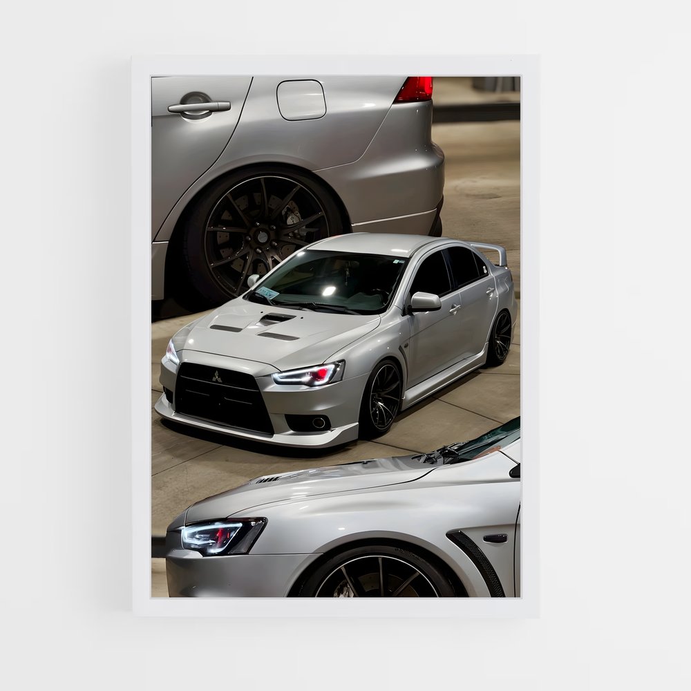 ap-lancer evolution x-2 cadre Blanc