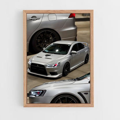 ap-lancer evolution x-2 cadre Bois clair