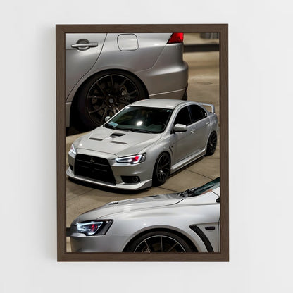 ap-lancer evolution x-2 cadre Bois foncé