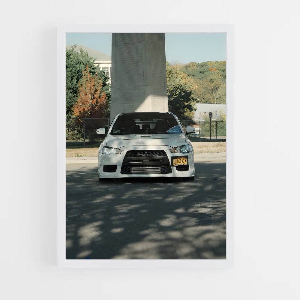 ap-lancer evolution x-4 cadre Blanc