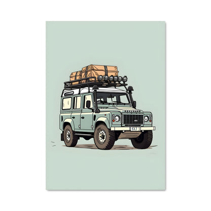 Poster Land rover 78210