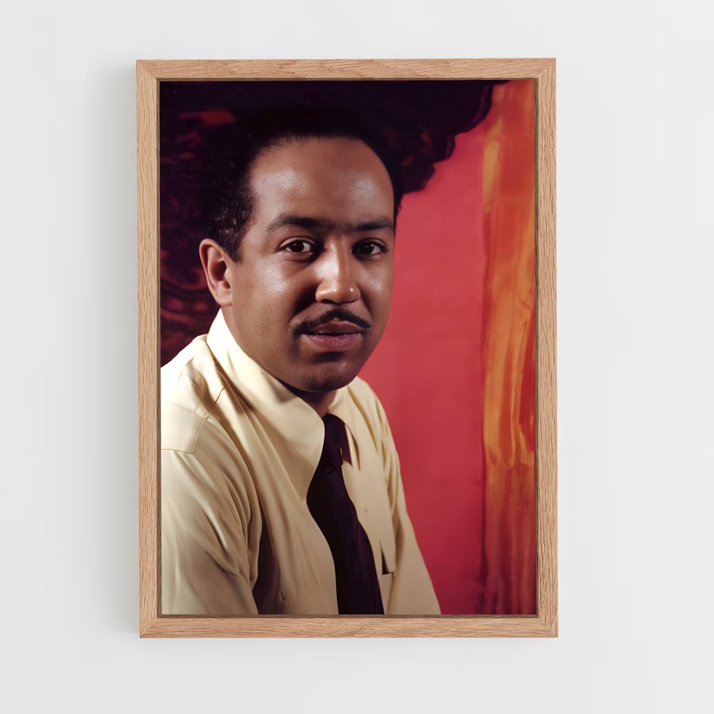 ap-langston hughes-3 cadre Bois clair