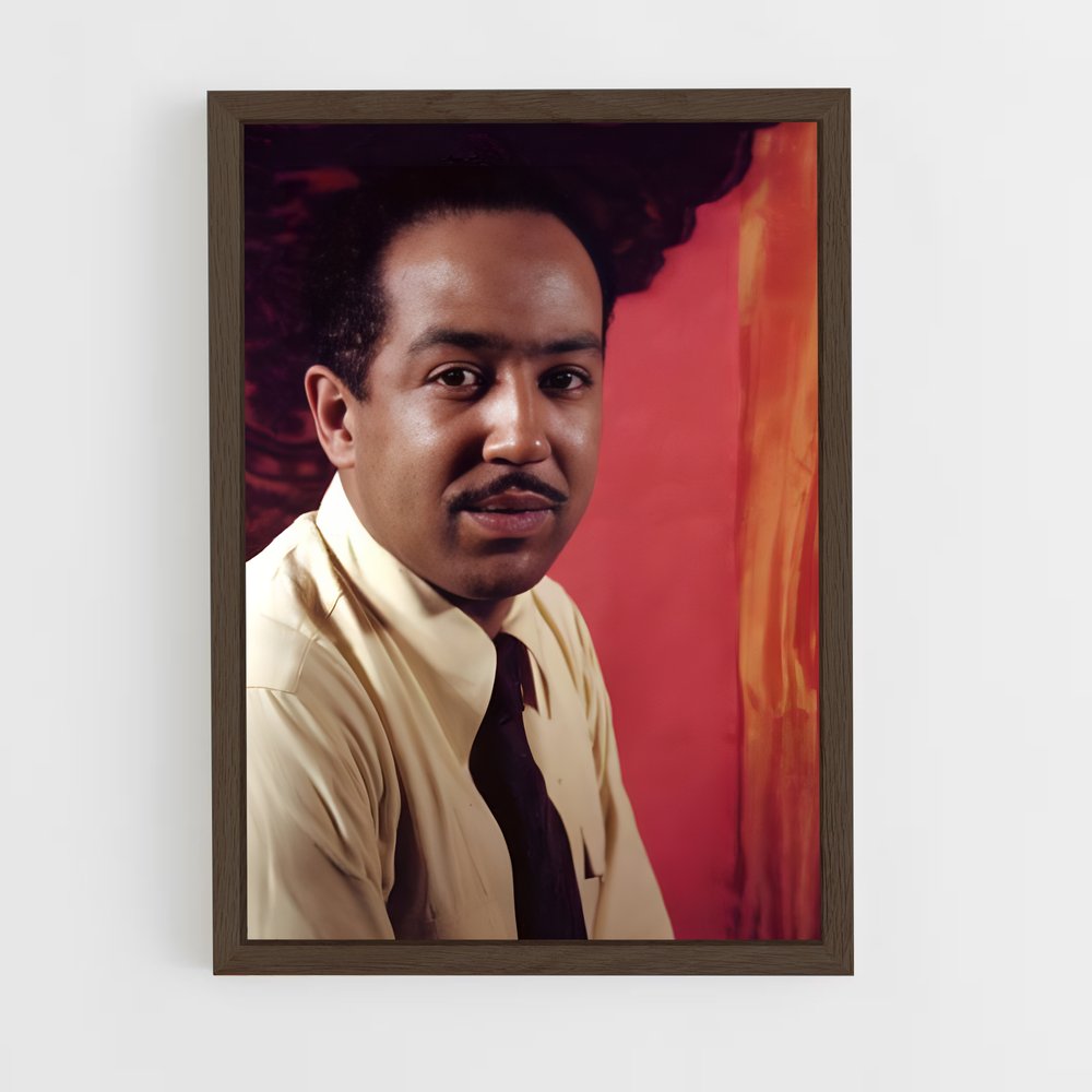 ap-langston hughes-3 cadre Bois foncé