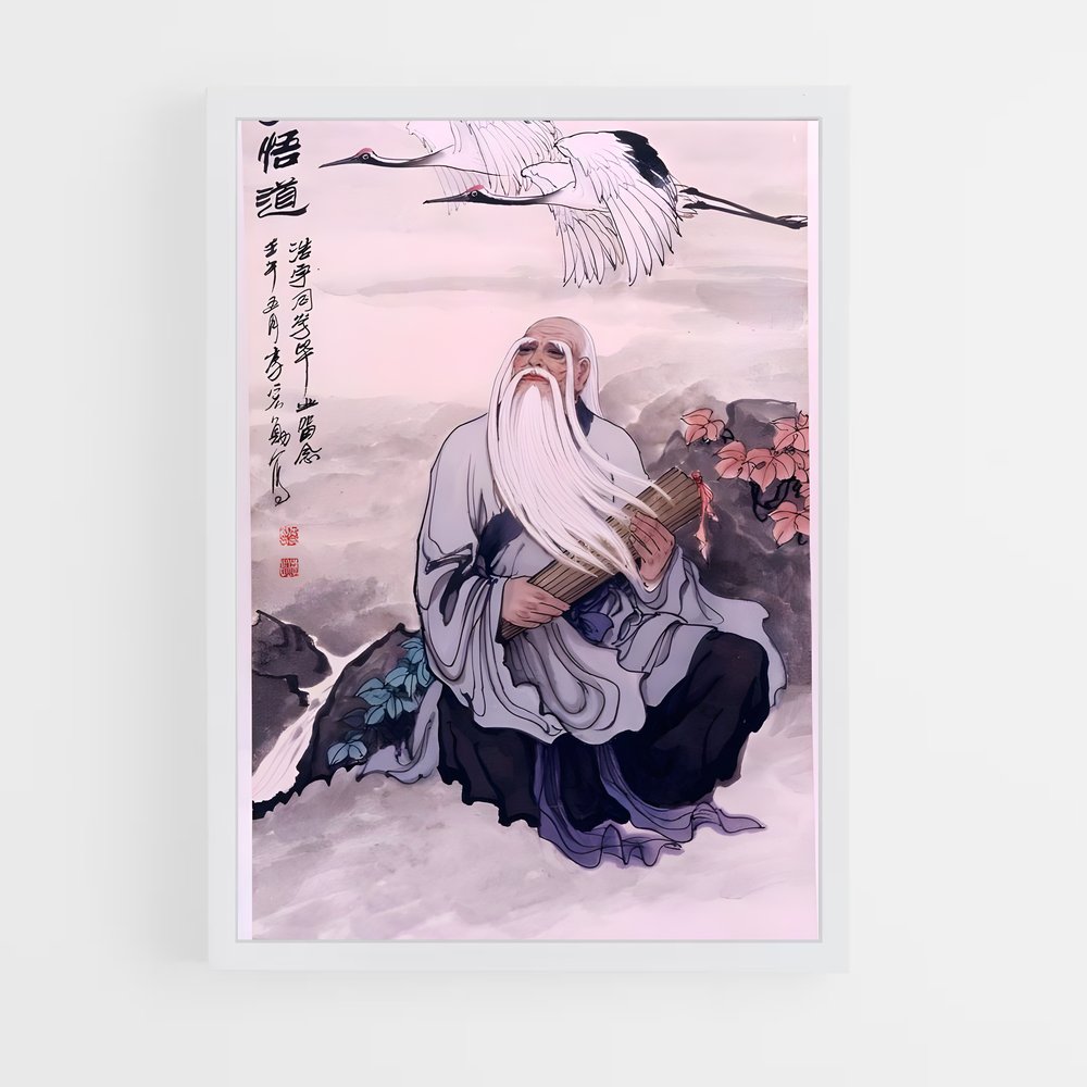 ap-lao tzu-6 cadre Blanc