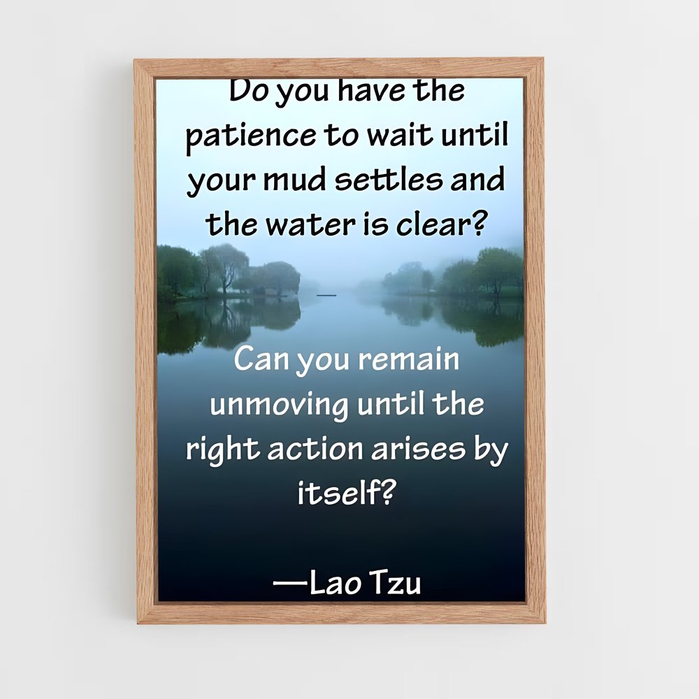 ap-lao tzu-7 cadre Bois clair