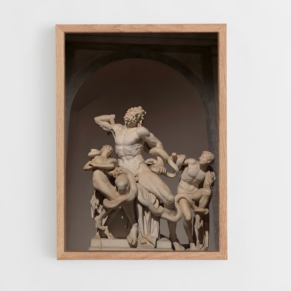 ap-laocoon and his sons-1 cadre Bois clair