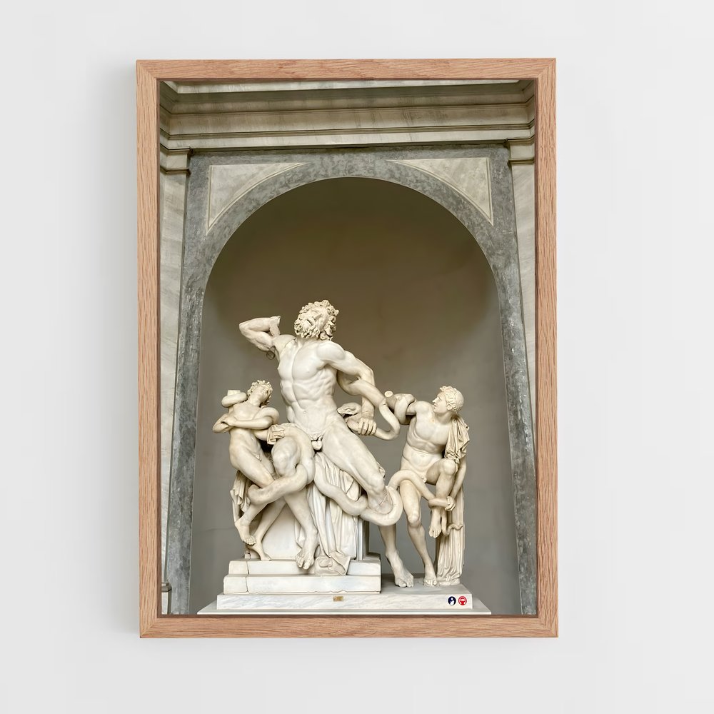 ap-laocoon and his sons-5 cadre Bois clair