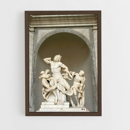 ap-laocoon and his sons-5 cadre Bois foncé