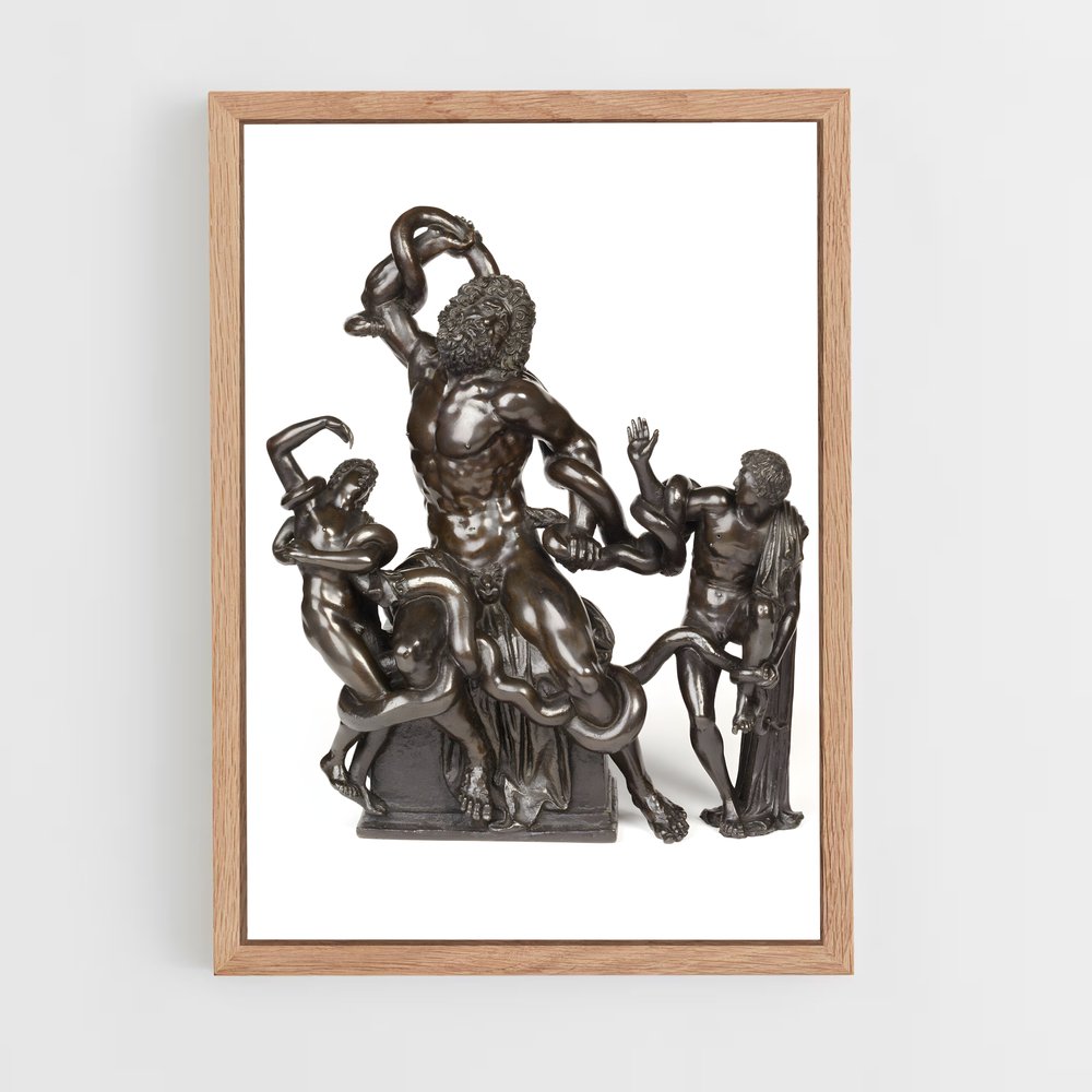 ap-laocoon and his sons-6 cadre Bois clair