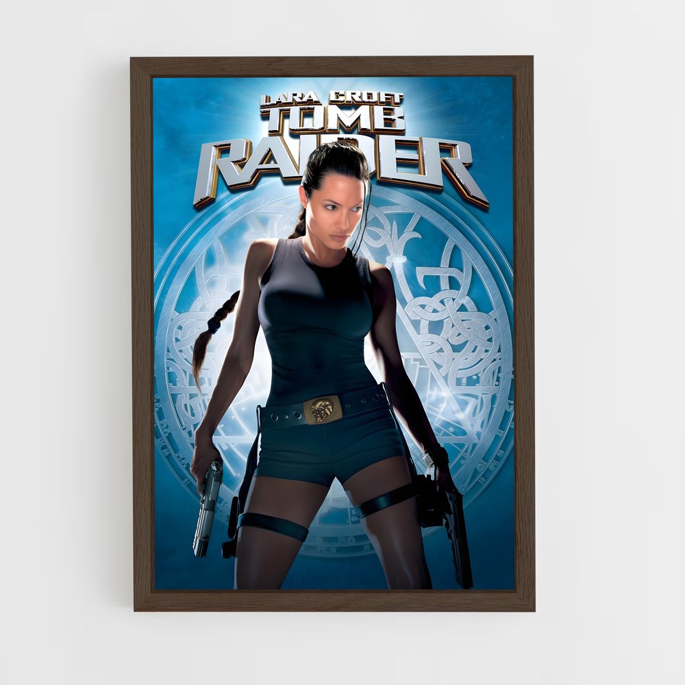 ap-lara croft-4 cadre Bois foncé