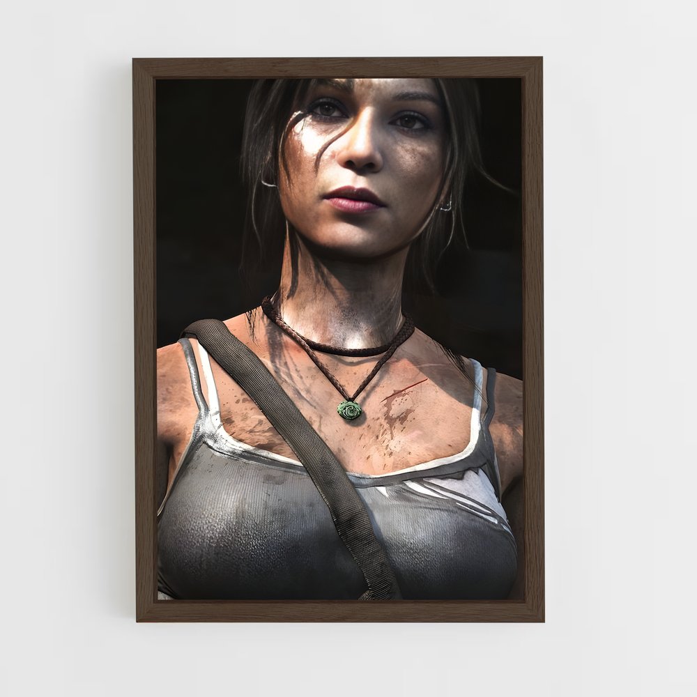 ap-lara croft-6 cadre Bois foncé
