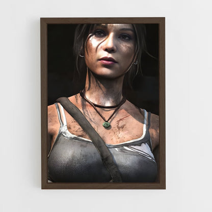 ap-lara croft-6 cadre Bois foncé
