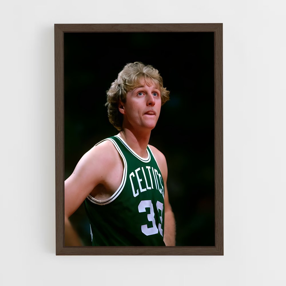ap-larry bird-1 cadre Bois foncé