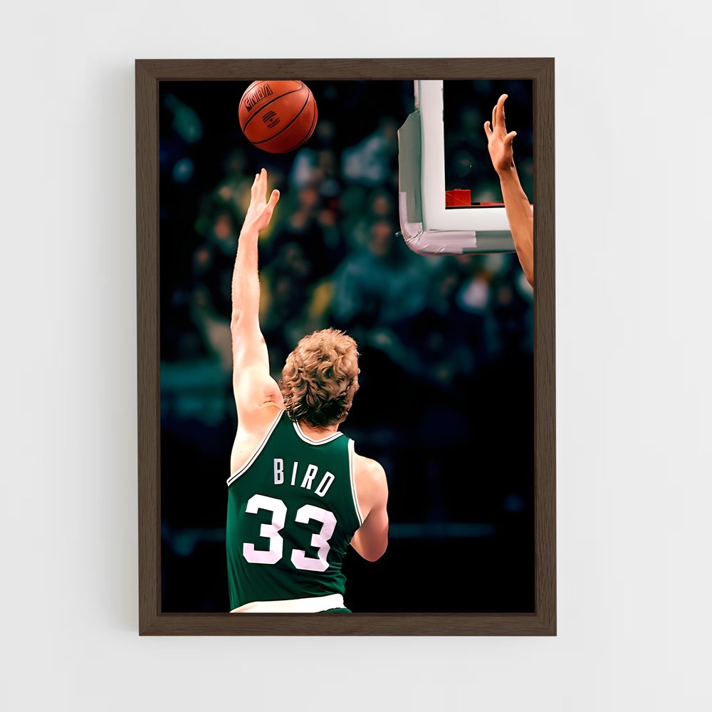 ap-larry bird-4 cadre Bois foncé