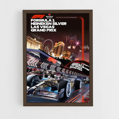 ap-las vegas grand prix-4 cadre Bois foncé