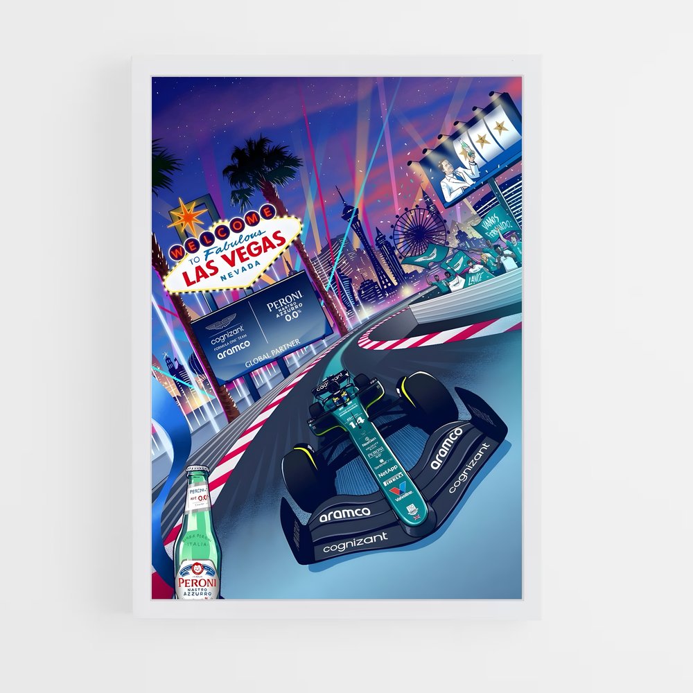 ap-las vegas grand prix-5 cadre Blanc