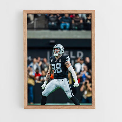 ap-las vegas raiders-1 cadre Bois clair