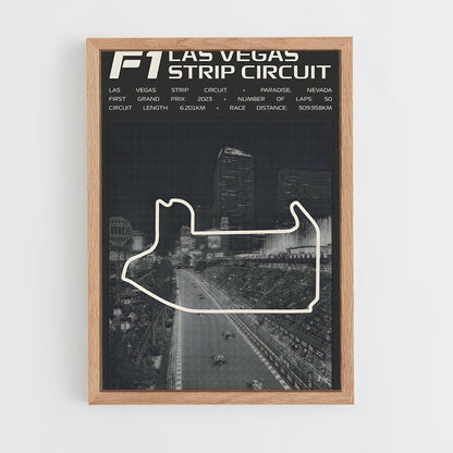 ap-las vegas street circuit-4 cadre Bois clair