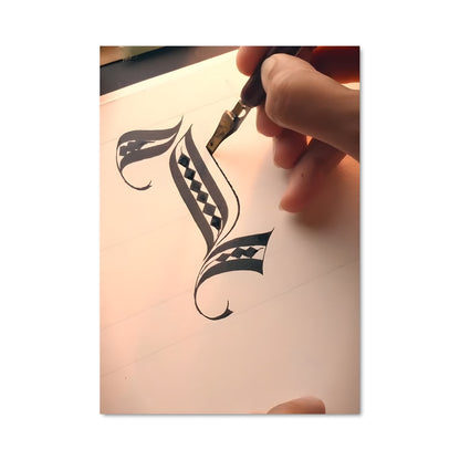 Poster Calligraphie Passionnante