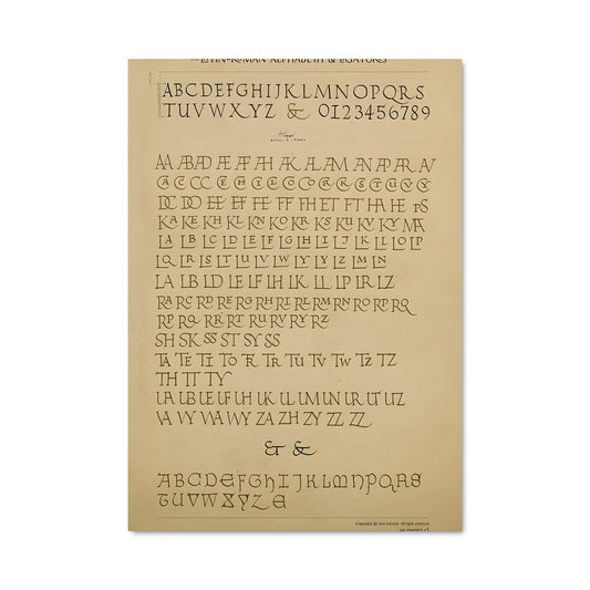 Poster Manuscrit Sacré