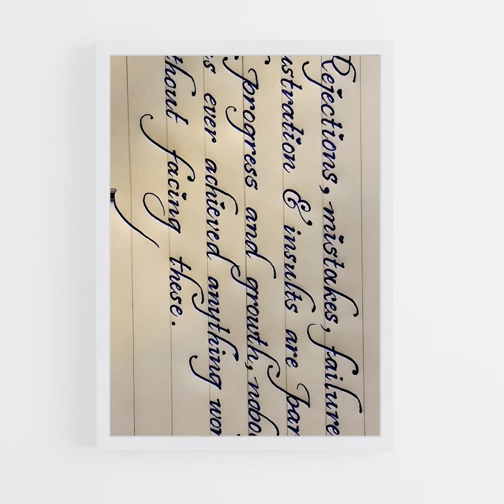ap-latin calligraphy-4 cadre Blanc