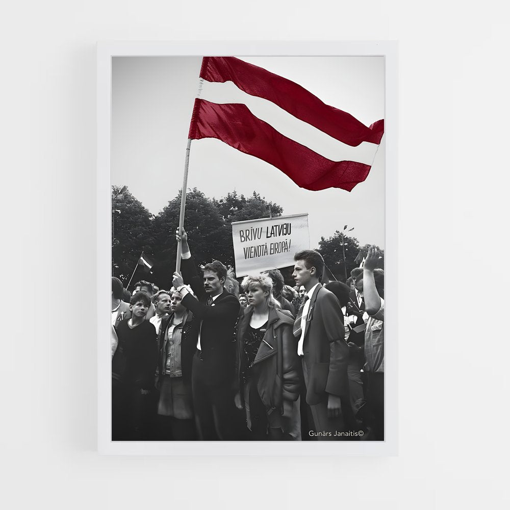ap-latvia flag-1 cadre Blanc