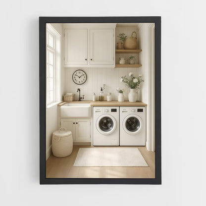 ap-laundry room-3 cadre Noir