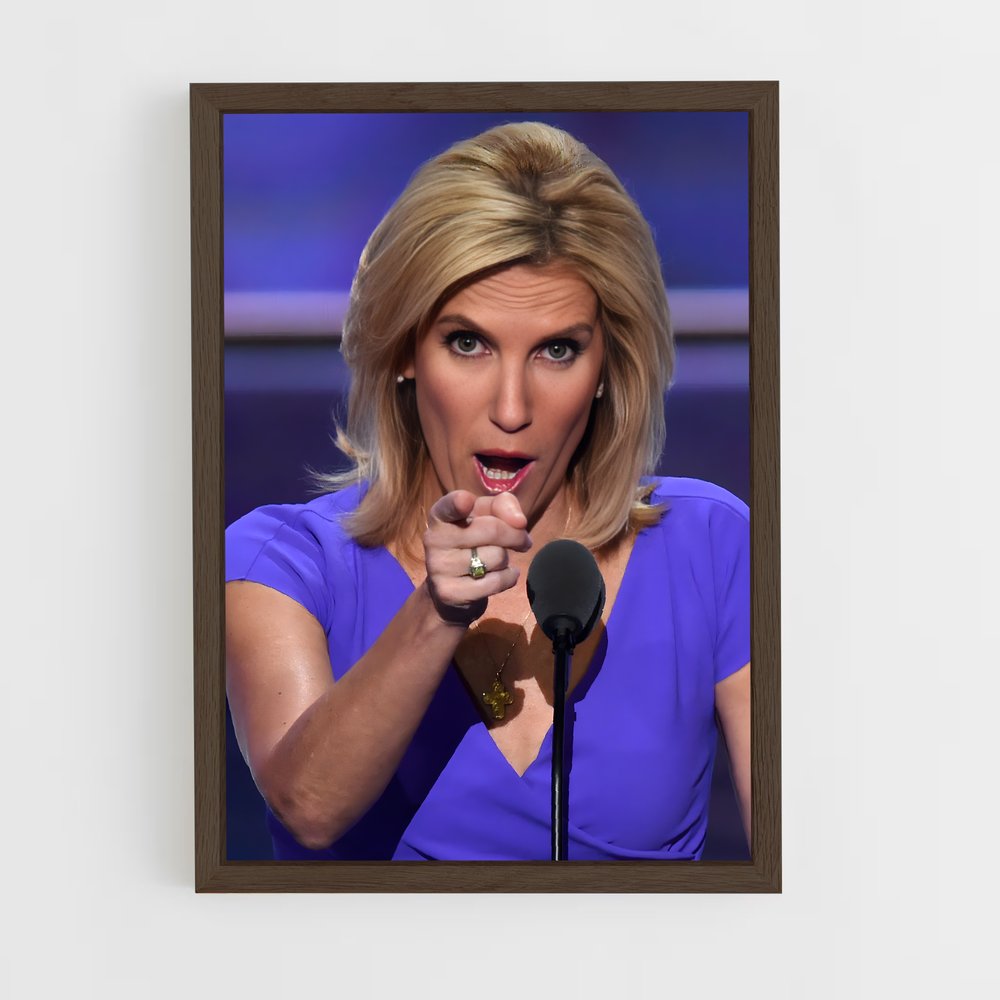 ap-laura ingraham-9 cadre Bois foncé