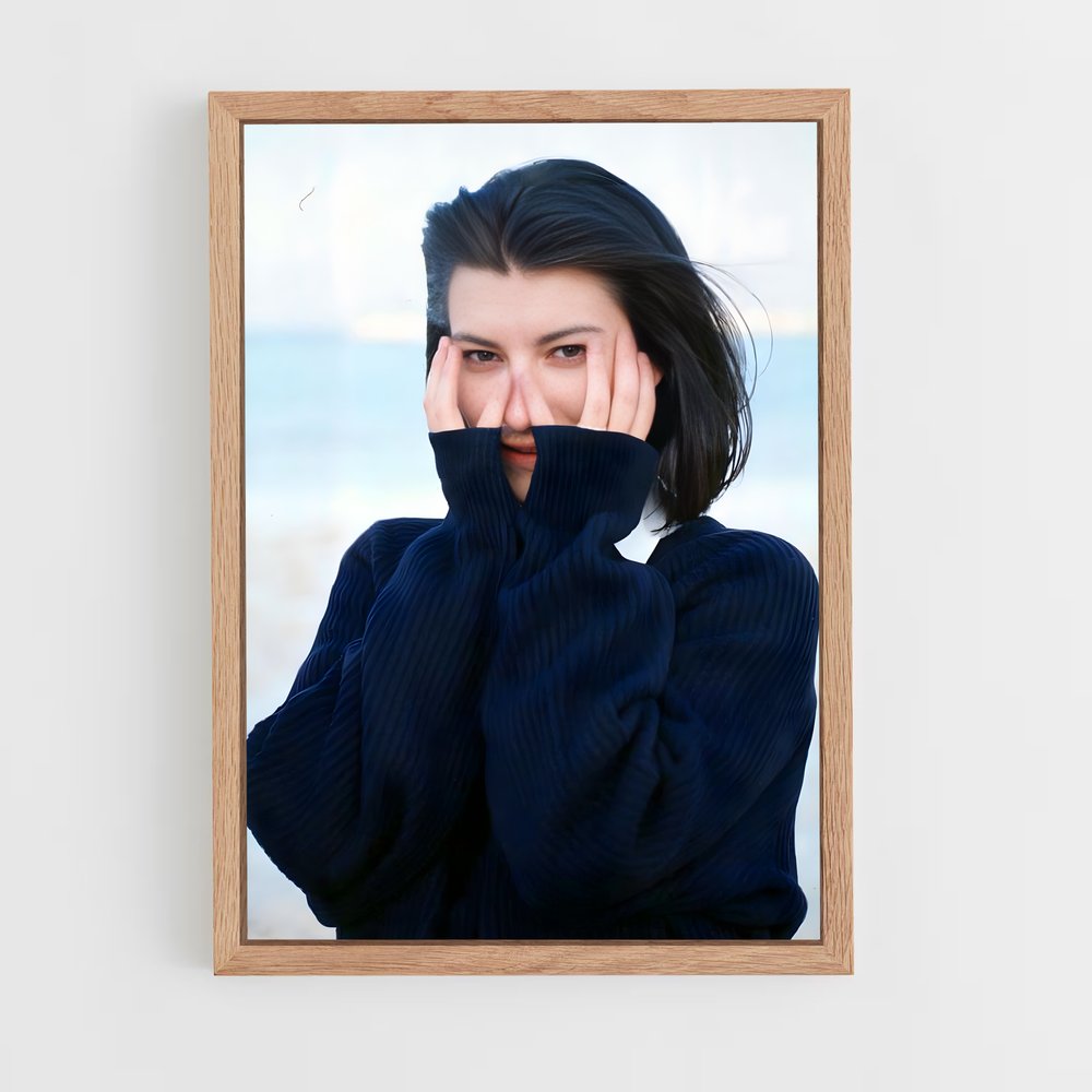 ap-laura pausini-10 cadre Bois clair