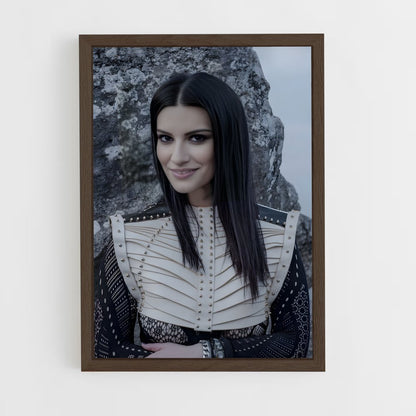 ap-laura pausini-2 cadre Bois foncé
