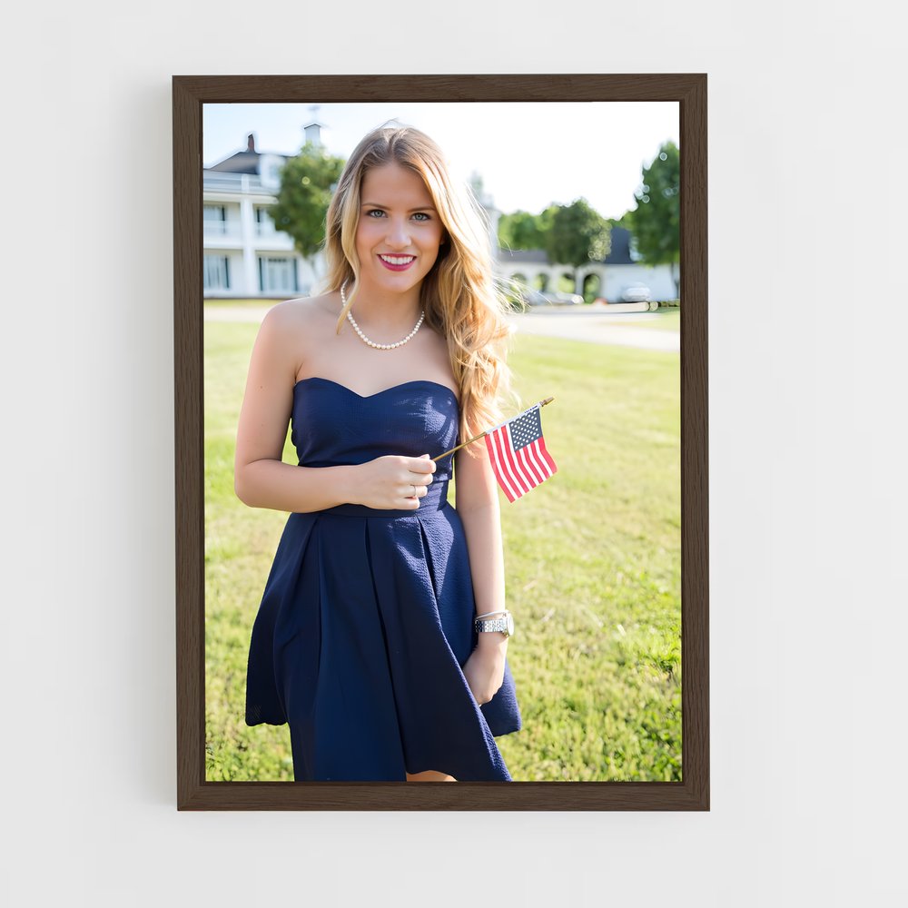 ap-lauren southern-4 cadre Bois foncé