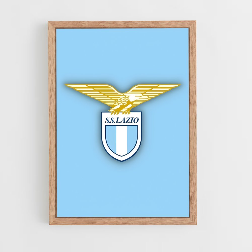 ap-lazio flag-1 cadre Bois clair