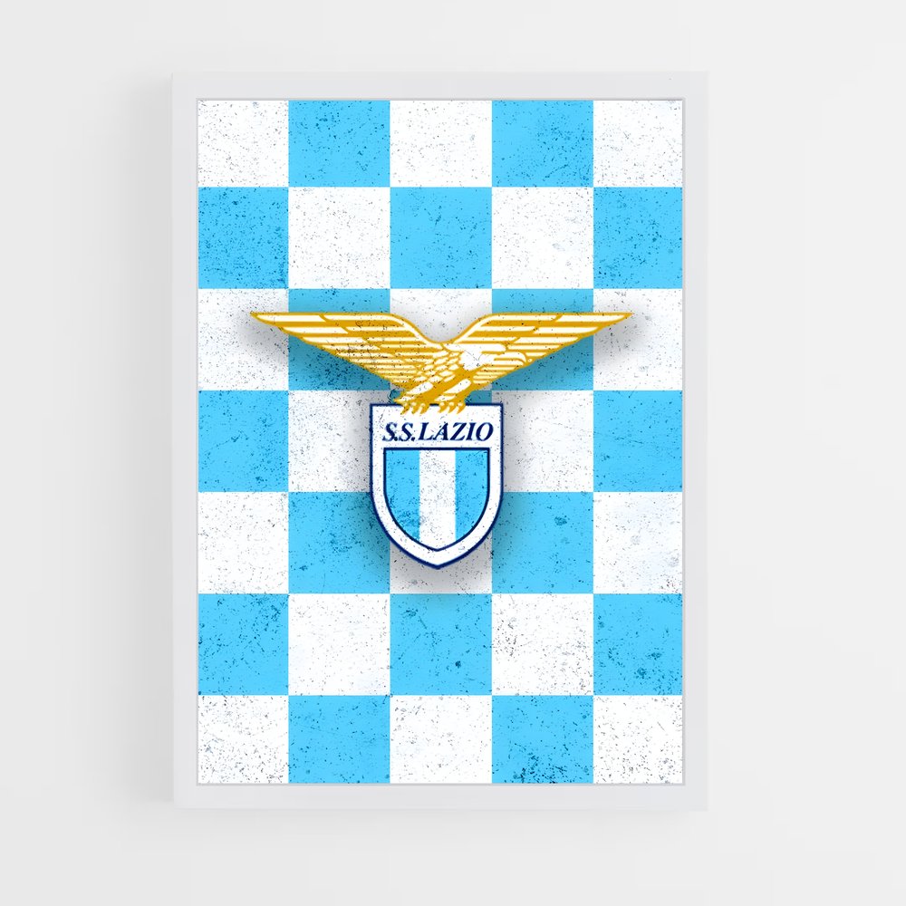 ap-lazio flag-2 cadre Blanc
