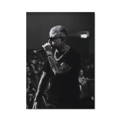 Poster Microphone & Tattoos