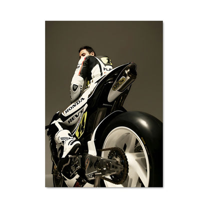 Poster L'Homme et sa Moto