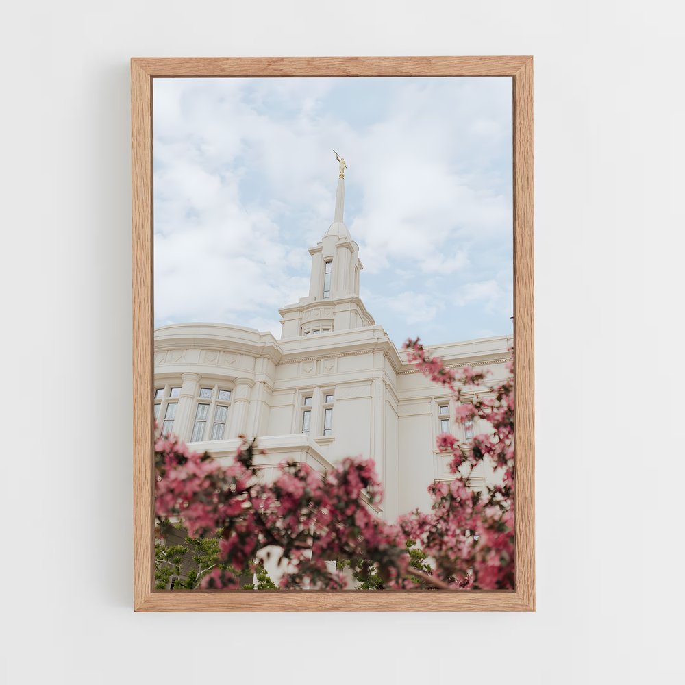 ap-lds temple-12 cadre Bois clair
