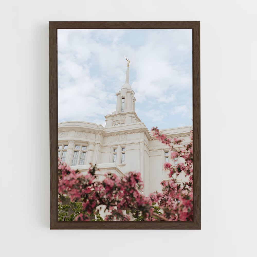 ap-lds temple-12 cadre Bois foncé