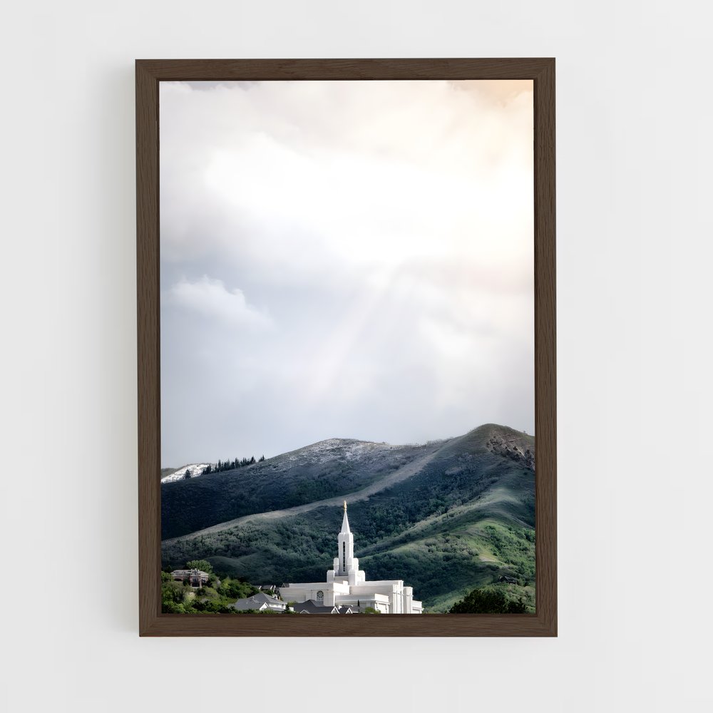 ap-lds temple-6 cadre Bois foncé